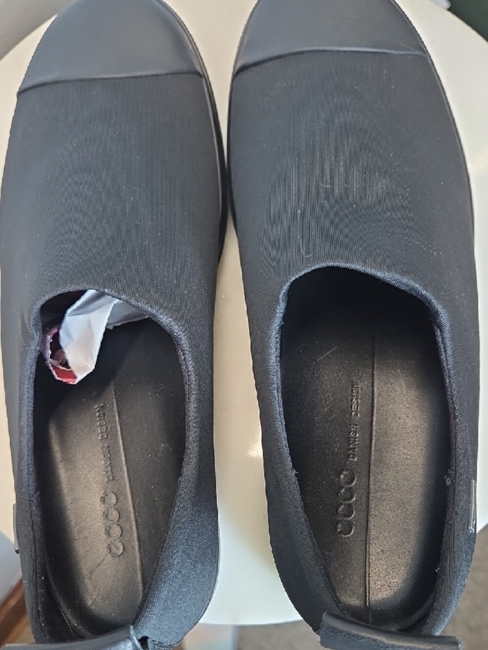 Ecco Womens Black Slip-On Loafers Size 9 - Picture 9 of 9